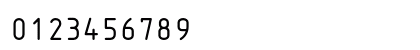 Isonorm Monospaced Numeric Preview