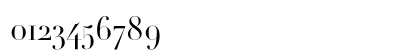 Didot HTF-L42-Light Numeric Preview