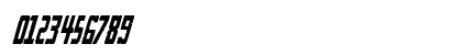 Rockledge Condensed Italic Condensed Italic Numeric Preview