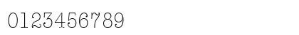 American Typewriter Condensed Light Preview