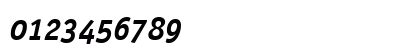 Officina Sans ITC Bold Italic Numeric Preview