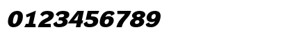 DynaGrotesk DXE Bold Italic Numeric Preview