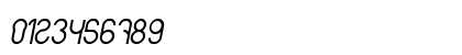 Baby Superhero Bold Italic Numeric Preview