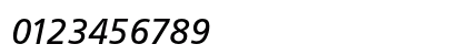CartoGothic Std Italic Numeric Preview