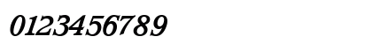 WaverlyBoldItalicTab Roman Numeric Preview