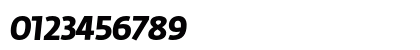 Fedra Sans Bold Italic Numeric Preview