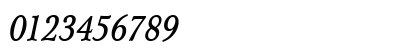 ArrayThin BoldItalic Numeric Preview