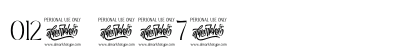 Walterosse Regular Numeric Preview