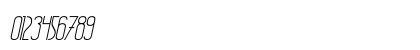 Wellcome Paradise Italic Numeric Preview