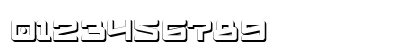Logofontik 4F Extruded Regular Numeric Preview