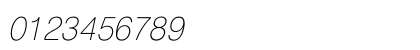 HeliosThinC Italic Preview