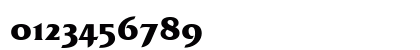 Friz Quadrata Bold Numeric Preview