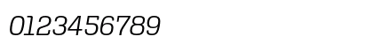 Alianza Italic 300 Numeric Preview