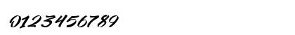 Yambag Italic Numeric Preview