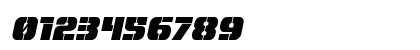 From BOND With Love Expanded Italic Expanded Italic Numeric Preview
