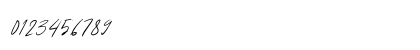 Bahttra_Signature Regular Numeric Preview
