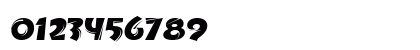 Drycut ITC Heavy Numeric Preview