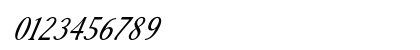 Aurelis ADF Script No2 Std Cond Italic Numeric Preview