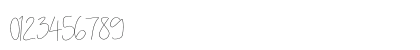 Rhythm Script Regular Numeric Preview