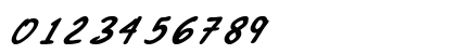 Dr.Marz Bold italic Numeric Preview