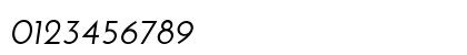 Josefin Sans SemiBold Italic Numeric Preview