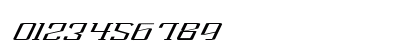 Alexander Light Italic Numeric Preview
