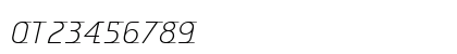 Odyssee ITC Light Italic Numeric Preview