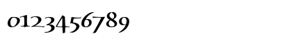 Humana Serif ITC Medium Numeric Preview