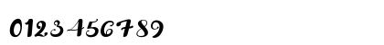 Gulya Script Regular Numeric Preview