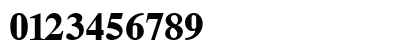 C_KIRTMSB Bold Numeric Preview