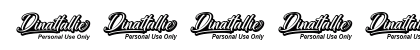 Dinattallie Personal Use Only Regular Numeric Preview