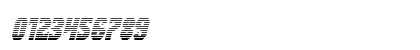 Warrior Nation Gradient Italic Italic Preview