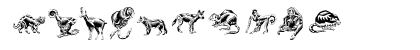 ZigzagZooAnimal Regular Numeric Preview