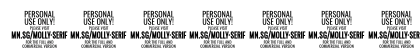 Molly Serif XC PERSONAL Bold Preview