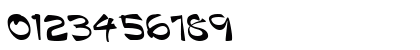 PalaminoReverse Italic Numeric Preview