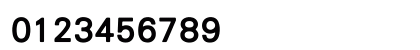HanWangHeiHeavy Regular Numeric Preview