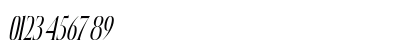 River SHINE Italic Numeric Preview