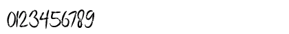 CORONA BRUSH Regular Numeric Preview