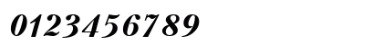 KudrashovC BoldItalic Numeric Preview