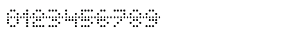 Papertape Regular Numeric Preview