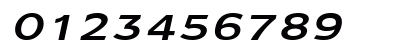 AdamsWide Italic Numeric Preview