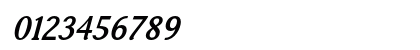 Aurelis ADF No2 Std Bold Italic Numeric Preview