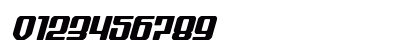 Wave Warrior Expanded Italic Regular Numeric Preview