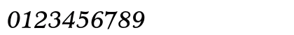 Minister Book Italic Numeric Preview