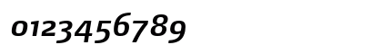 MaxDemiSerif-SemiBoldItalic Regular Numeric Preview