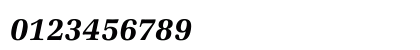 YUZapfElliptBI Regular Numeric Preview