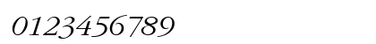 GarryMondrian3 LightItalicSH Numeric Preview