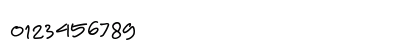 Victorya Handwriting Regular Numeric Preview