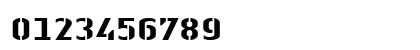 LTAuthenticStencil Heavy Numeric Preview
