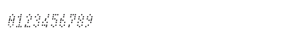 IDE Medium Italic Numeric Preview